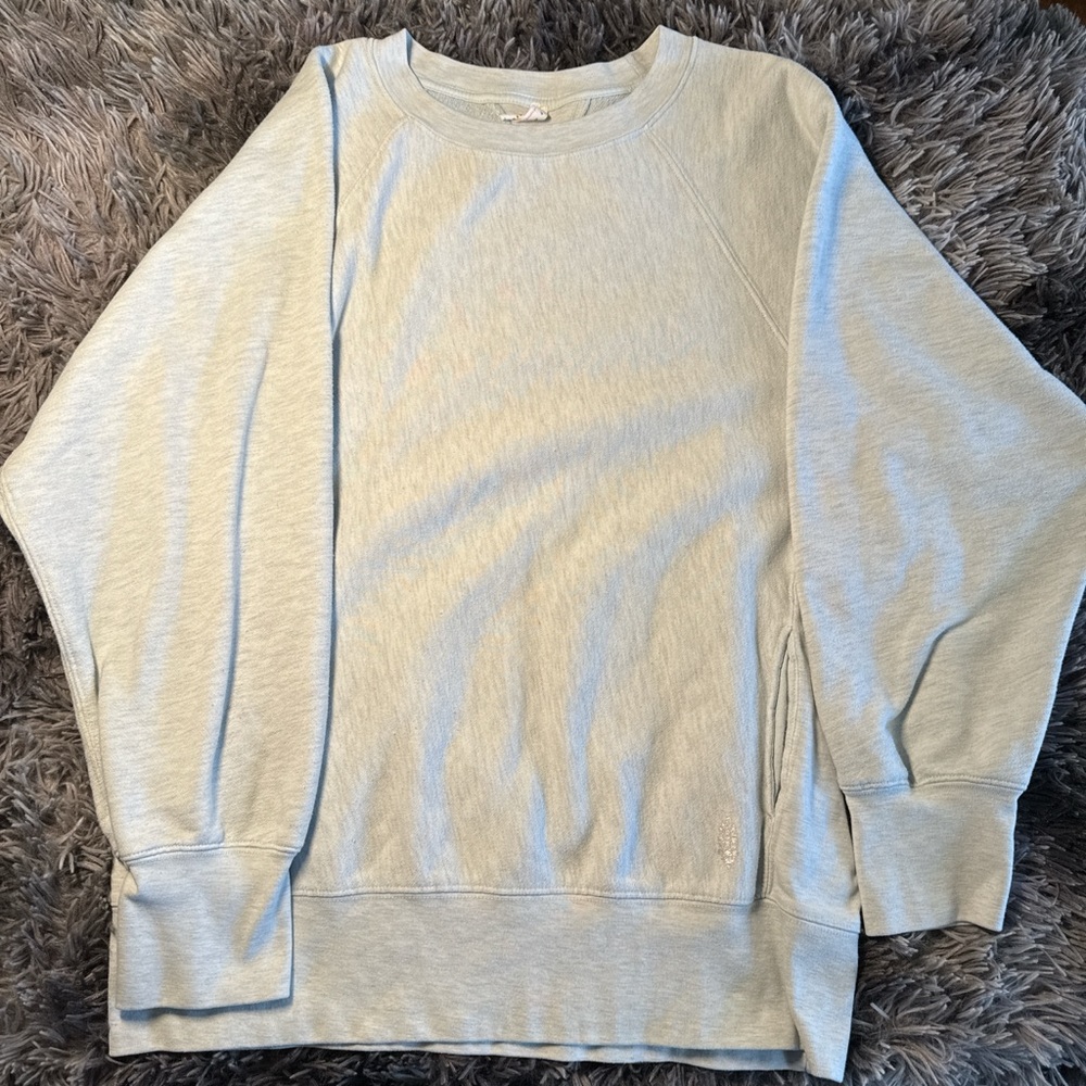 FP Movement by Free People Pale Blue Crewneck Pullover